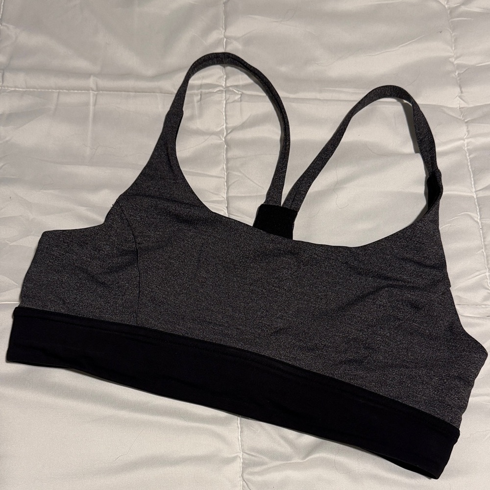 Lululemon Athletica Charcoal Gray Sports Bra